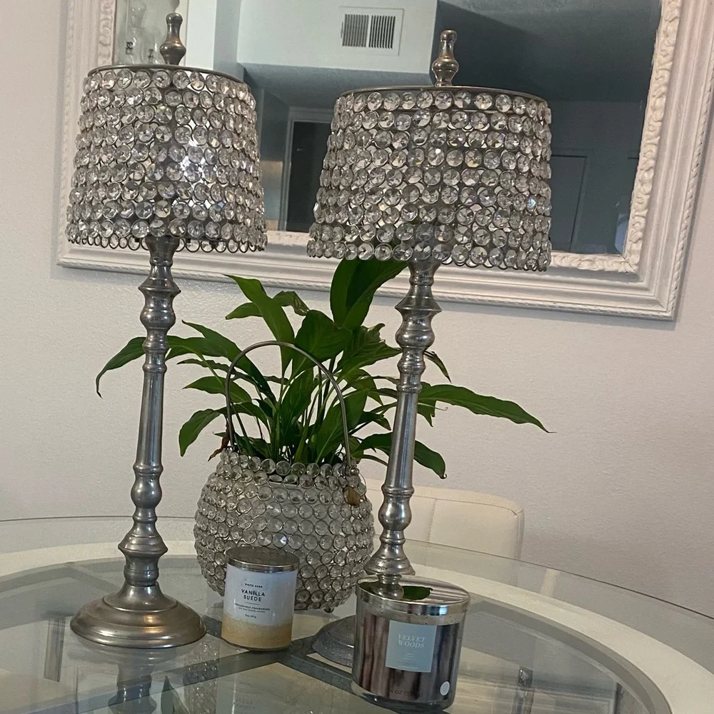 Z Gallerie Tealight Lamp  & Bling bucket